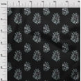 thumbnail image 2 of oneOone Silk Tabby Fabric Leaves & Floral Block Printed Craft Fabric BTY 42 Inch Wide, 2 of 4