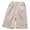 Khaki, variant on Toddler Girls Capri Leg Pants Solid Color Kids With Elastic Waist Casual Trousers for Girls Size 2-3T