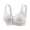 Light white gray, variant on Breathable Push Up Bra Front Closure Design Cotton Comfort Wear for Women