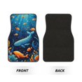 thumbnail image 2 of Balery Whimsical Underwater Fantasy Juego de 4 Alfombrillas para Auto, Revestimientos de Caucho Resistente, Diseño Antideslizante, 2 of 7