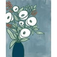 thumbnail image 2 of Murdock, Ramona 15x18 White Modern Wood Framed Museum Art Print Titled - Bold Bouquet III, 2 of 4
