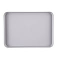 thumbnail image 2 of Plastic Fast Food Trays Colorful Cafeteria Food Trays Rectangular Serving Trays Restaurant Lunch Meal Trays for School Party Kitchen Cafe BBQ Eating, 2 of 7
