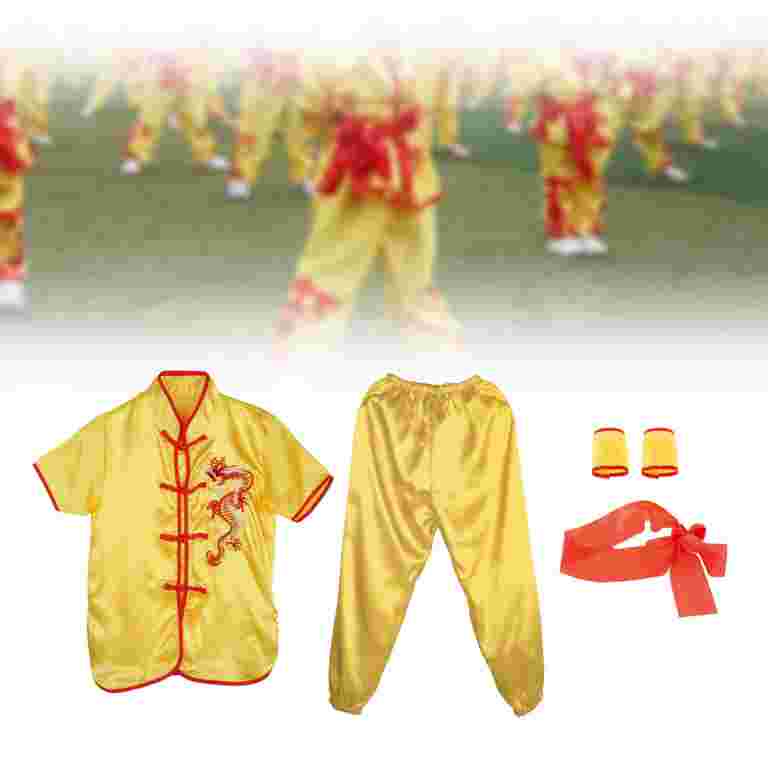 Chinese Traditional Wushu Costume Kung Fu Uniform for Men Women