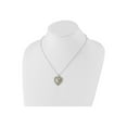 thumbnail image 2 of Gem & Harmony Bridesmaid Heart Pendant Necklace in Sterling Silver with Chain for Women, 2 of 5