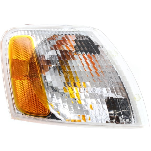 Corner Light Compatible with VOLKSWAGEN PASSAT 1998-2001 RH Assembly Clear and Amber Lens Old Body Style