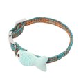 thumbnail image 2 of Pet Collar Checked Fish Adjustable Cat Collar Kitten Collar Pet Necklace Collar, 2 of 5