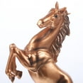 thumbnail image 3 of WHAMVOX  Sculpture Copper Horse Ornaments Figurine Decorative, 3 of 8