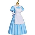 thumbnail image 3 of Classic Alice Blue Maid Apron Lolita Fancy Dress for Women, 3 of 7