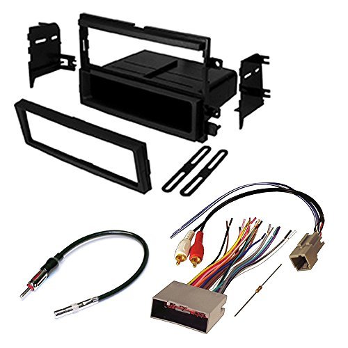 Carxtc Double Din Install Car Stereo Dash Kit for a Aftermarket Radio Fits 1997 Ford F-250 F-350 Trim Bezel is Black 
