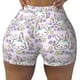 thumbnail image 2 of Fotbe Purple Rabbit Shorts Sin Costuras – Shorts Deportivos de Cintura Alta para Mujer, Elásticos para Gimnasio, Yoga, Running o Ciclismo-Medium, 2 of 8