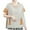 Gray, variant on Women's Cotton Linen Shirts Oversized Crew Neck Short Sleeve Blouses with Pocket Color Block Loose Summer Tops (XL, Gray)