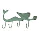 thumbnail image 1 of Things2Die4 Gancho de pared de sirena nadadora de metal verde costero Things2Die4 HX31080, 1 of 4