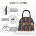 thumbnail image 4 of Haiem Autumn Leaves Printed Lunch Bag Women, Lunch Box Lunch Bag for Women, Small Leakproof Cute Lunch Tote Large Capacity Reusable Insulated Cooler Lunch Container, 4 of 6