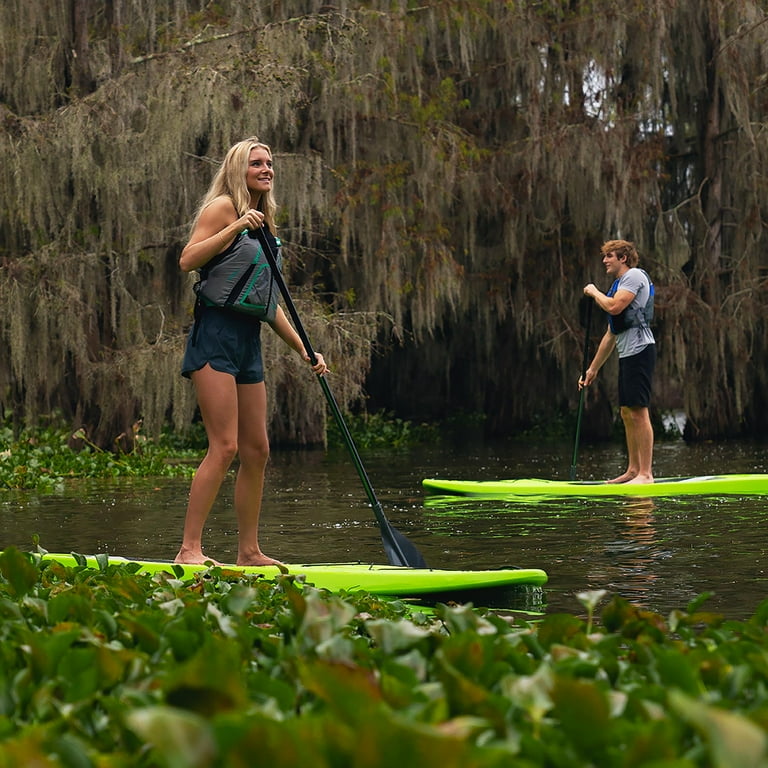 Lifetime Horizon 10ft Lime Green Rigid SUP Set of 2, Solid Plastic