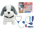 thumbnail image 1 of Interactive Doctor Puppy Toy with Medical Instruments – Battery Operated Plush Dog with Sounds – Pretend Play Vet Set for Kids, 1 of 4