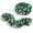 Green Flower-Round, variant on Bubble Round Cat Tunnel For Indoor Cats Cream White