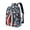Multicolour1, variant on 3D Shark Mouth Graphic Print Backpack, Comic Style Colorful Design, Casual Daypack for Youths and Teens