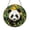 Acrylic 3.5 Inch, variant on Vibrant Panda Stained Glass Circular Panel with Botanical Foliage, Charming Wildlife Window Decor for Home