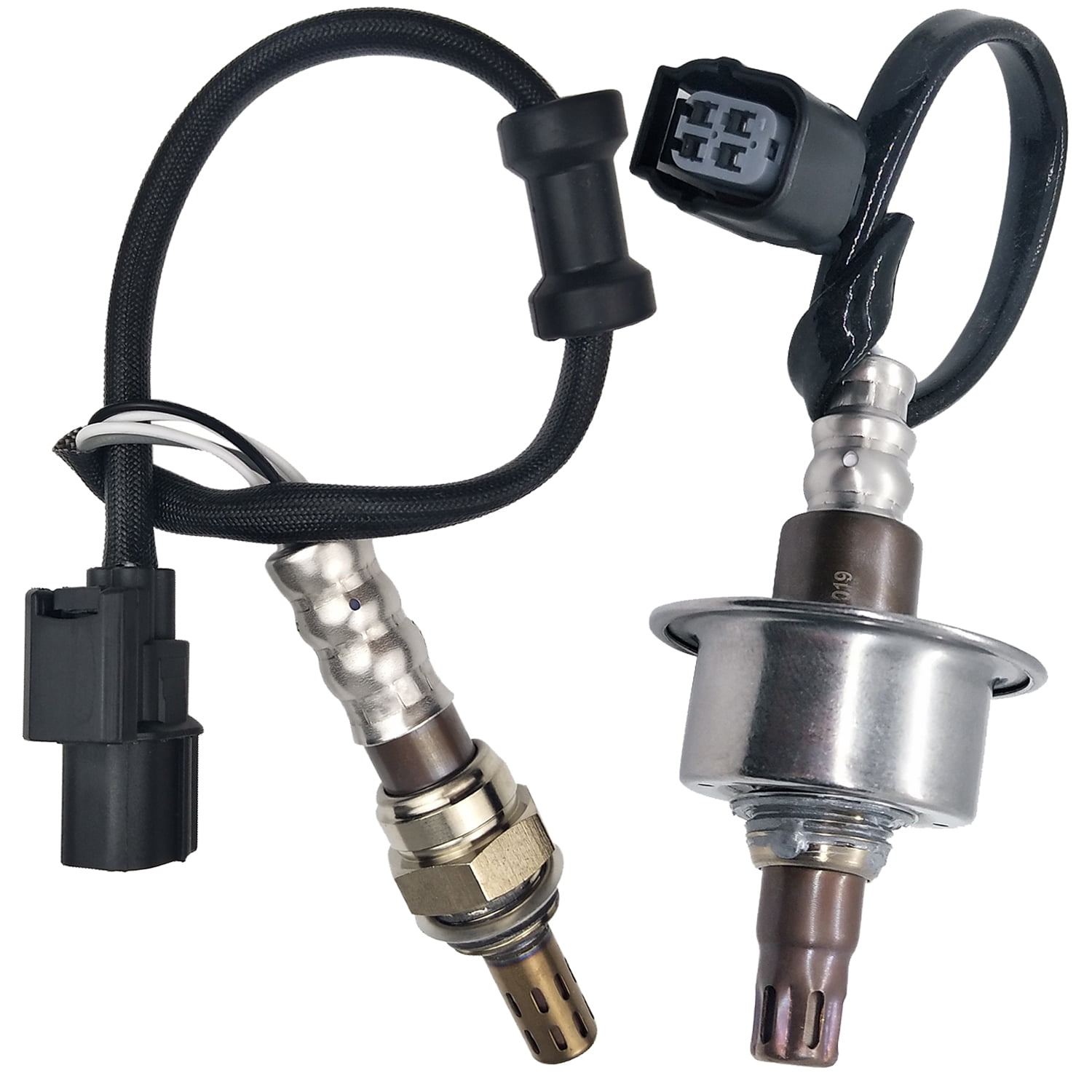 Maxfavor 2Pcs O2 Oxygen Sensor for Honda Civic 2011-2007 L4 1.8L Gas Engine Upstream & Downstream