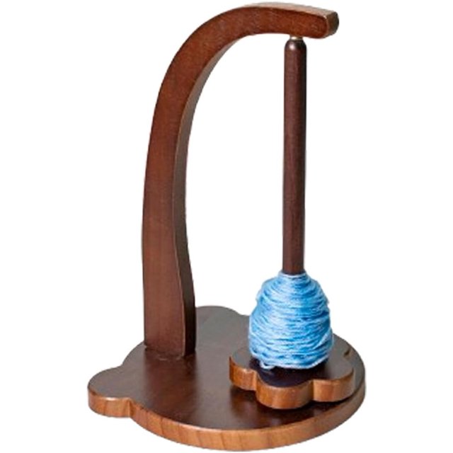 Flygragon Yarn Holder for Crocheting, Wooden Yarn Ball Holder, Yarn Holder Spinner Yarn Spindle Dispenser for Crocheting and Knitting Lovers, Smooth Rotation