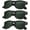 (3 Pack) Olive, variant on KALIYADI Polarized Sunglasses for Men and Women Matte Finish Sun glasses Color Mirror Lens UV Blocking (3 Pack)