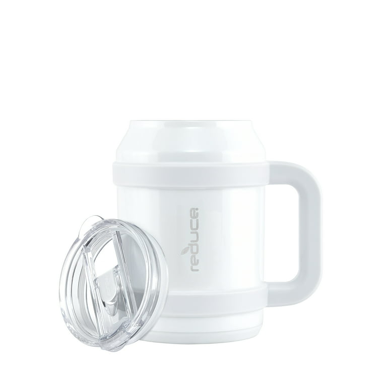 REDUCE 50 oz Mug Tumbler with Handle and Straw - Stainless Steel with  Sip-It