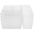 thumbnail image 1 of Boîte de Rangement Transparente pour Tiroirs 20 Pièces Ensemble Boîte de Rangement de Bureau de Salle de Bain Adaptée au Cabinet de Coiffeuse de Bureau, 1 of 5