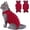 Red, variant on Minzimin Camo Printed Cat Recovery Suit, Cat Surgical Recovery Suit After Surgery for Abdominal Wound Anti Licking, Kitten Onesie for Cats Female Spay Recovery Shirt E-Collar Alternative