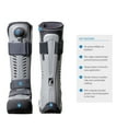 thumbnail image 2 of Ossur Rebound Air Walker Boot with Compression Adjustable Comfortable Straps & Air Pump Rocker Bottom | For Ankle Sprains, Stable Fractures, Tendon Sprains, & Post-Operative Rehab | (High Top, M), 2 of 3