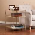 thumbnail image 2 of SEI Furniture Knox Glass Side Table in Metallic Gold, 2 of 2