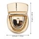 thumbnail image 2 of WEUVEB 4Ud Dorados Para Bolsas De Material Resistente Para Accesorios Y Manualidades, 2 of 6