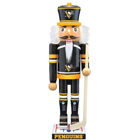 MasterPieces NHL Pittsburgh Penguins Team Nutcracker – Game Day Collectible Wood Decor