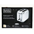 thumbnail image 3 of BLACK+DECKER® Refurbished 2-Slice Toaster, Stainless Steel with Extra Wide Slots, Shade Selection, 3 of 5