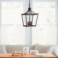 thumbnail image 5 of 3 Light Foyer In Style 10.25 High By 17 Wide-Matte Black Finish    -Traditional Installation Capital Lighting 4036Mb, 5 of 9