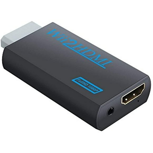 Wii to HDMI Converter Adapter, Sartyee Wii to HDMI 1080P Or 720P Output Video Converter & 3.5mm Jack Audio Output Wii HDMI Converter Supports All Wii Display Modes