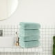 thumbnail image 5 of Velvet Striped Bath Towel for Adults Home Bathing Beach Swimming Hair Drying Super Absorbent Quick Dry 70x140 cm 1-Piece, 5 of 7