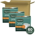 thumbnail image 2 of Depend Incontinence Protection with Tabs, Unisex, Small/Medium (19-34" Waist, Up To 170 lbs), Maximum Absorbency, 60 Count (3 Packs of 20), 2 of 5