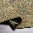 thumbnail image 5 of Hauteloom Clunes Wool Living Room, Bedroom Area Rug - Traditional - Black, Green, Brown - 6' x 9', 5 of 11