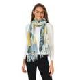 thumbnail image 2 of FORMRS Womens Scarf Winter Soft Long Big Warm Shawls Wrap Tassel Scarves, Lemon Pattern, 2 of 9