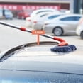 thumbnail image 6 of Car Wash Mop Dual Head Car Wash Brush Long Handle Removable Telescopic Soft Bristle Mop No Harm Car Car Cleaning Brush (Mop-1Set), 6 of 7