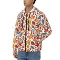 thumbnail image 3 of Kdxio Autumn Leaves Print Men Hoodies Casual Hoodies for Men with Zip Pockets Full Zip Long Sleeve Sweatshirt Sports Hooded Jacket-Medium, 3 of 5