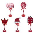 thumbnail image 5 of Lámpara navideña retro con forma de Polo Norte, señal de calle con luz LED de Papá Noel, para en la calle, soporte de luz para decoración del hogar y escritorio, fiesta de Año Nuevo 2024, 5 of 5