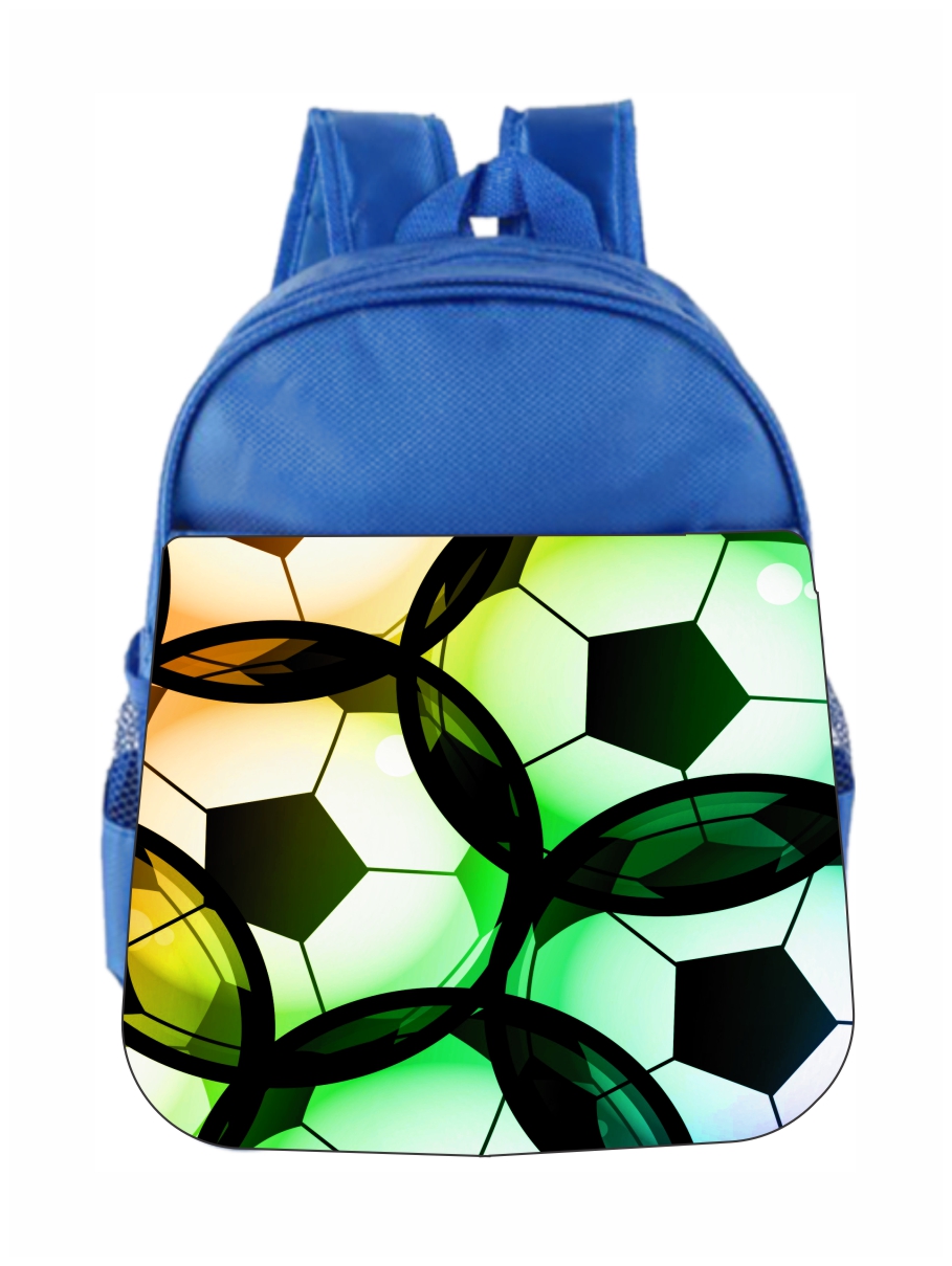 Accessory Avenue Toddler Bag Soccer Balls Multicolored Kids Backpack