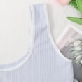 thumbnail image 4 of Xdegoge Girls Training Bra Soft Knit Texture Wireless Bralette Cozy U Neck Tank Top Breathable Stretchy Wide Straps Everyday Wear for Young Teens All Day Soft Support, 4 of 6