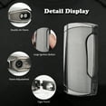 thumbnail image 2 of PROMISE Double Flame Torch Cigar Lighter Cigar Puncher Giftsets shipped without gas (Gunmetal), 2 of 6
