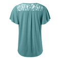 thumbnail image 6 of TYGHBN Womens Fashion Casual Top Crew Neck T Shirts Summer Short Sleeve Casual Loose Top Womens Loose Fit Running Tops Tops Women Casual Womens Short Sleeve Shirt Stripe Tee Short Sleeve Western Tops, 6 of 6