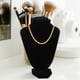 thumbnail image 3 of Exhibidor de joyas de terciopelo, soporte para collares, maniquí de joyería, busto de collar, expositor de joyas para vender exhibidores de joyas y collares, 3 of 8