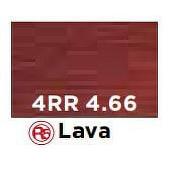 Redken Color Gel Lacquers - 4RR/4.66 Lava with R5 - Pack of 1 with Sleek Comb