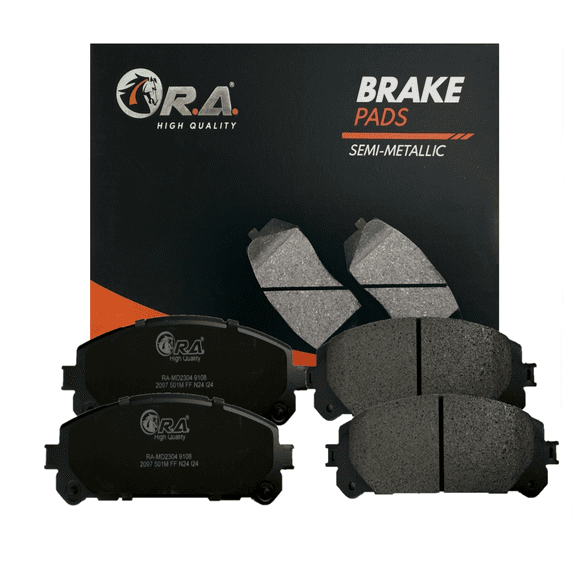 RA-MD2304 Front Disc Brake Pads for Toyota Highlander 2020-2021-2022-2023 2.4L 2.5L