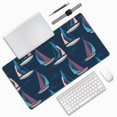 thumbnail image 4 of DouZhe Large Mouse Pad, Ocean Beach Sailboat Surfing Non-Slip Waterproof Rubber Keyboard Office Desk Pads Mousepad, 29.5 x 15.8 inches 3mm Thick, 4 of 7